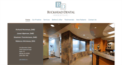 Desktop Screenshot of buckheaddentalassociates.com